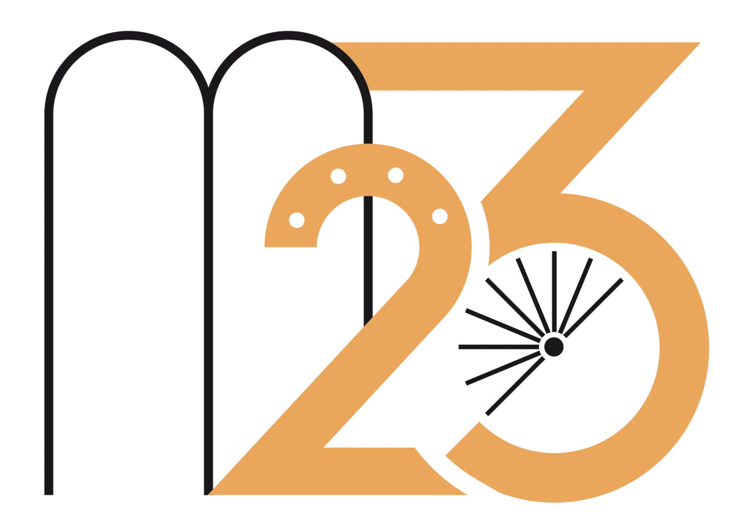 Logo Hotelu M23 w Katowicach.